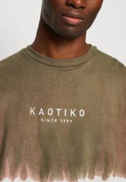 Kaotiko Crew Tie Dye Boone Unisex - Sudadera - Brown/Sky -Kaotiko Tienda 2175c227694f4b67a27e65577b1255cf