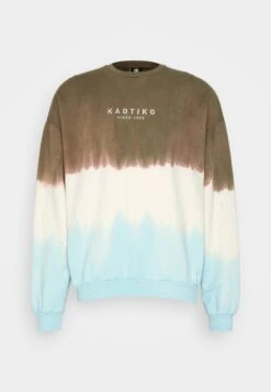 Kaotiko Crew Tie Dye Boone Unisex - Sudadera - Brown/Sky -Kaotiko Tienda 28eaf5f182964baea35cf01f9a735b23