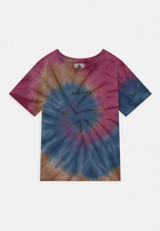 Kaotiko Tie Dye Espiral Unisex - Camiseta Estampada - Multicolor -Kaotiko Tienda 2967a7b771194e17af523930deb376b9