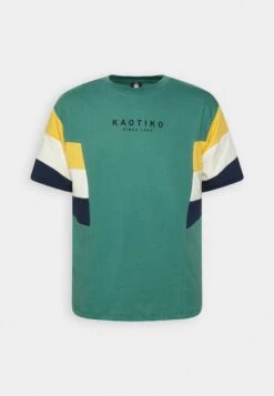 Kaotiko Brayden Unisex - Camiseta Estampada - Heura/Mustard/Ivory/Navy -Kaotiko Tienda 2d0b2ae145ab4299bd8b0f9fd8ac78e4