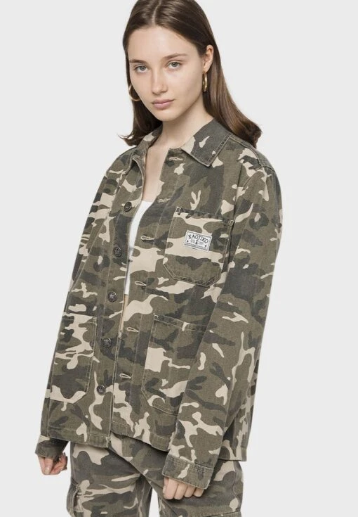 Kaotiko Work Jacket Unisex - Chaqueta Vaquera - Camouflage -Kaotiko Tienda 2ee22f29c984440ba9077b3862ce9657