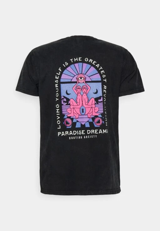 Kaotiko Washed Paradise Dream - Camiseta Estampada - Black -Kaotiko Tienda 3da45e89e20549758f22407a785cb56d scaled