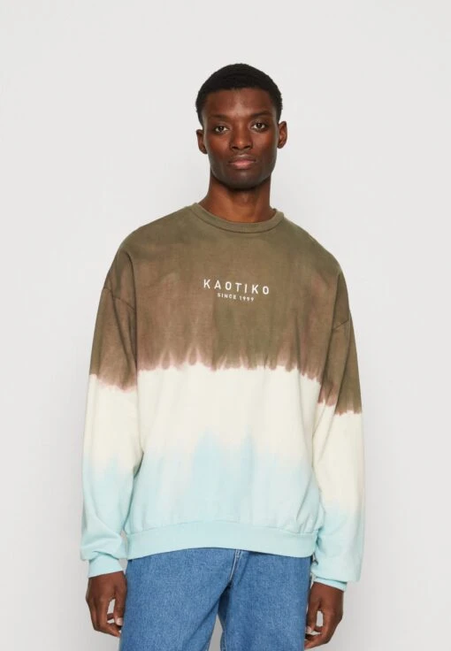 Kaotiko Crew Tie Dye Boone Unisex - Sudadera - Brown/Sky -Kaotiko Tienda 4027c18bfb7a4f0b8b206cb1e7873820 scaled