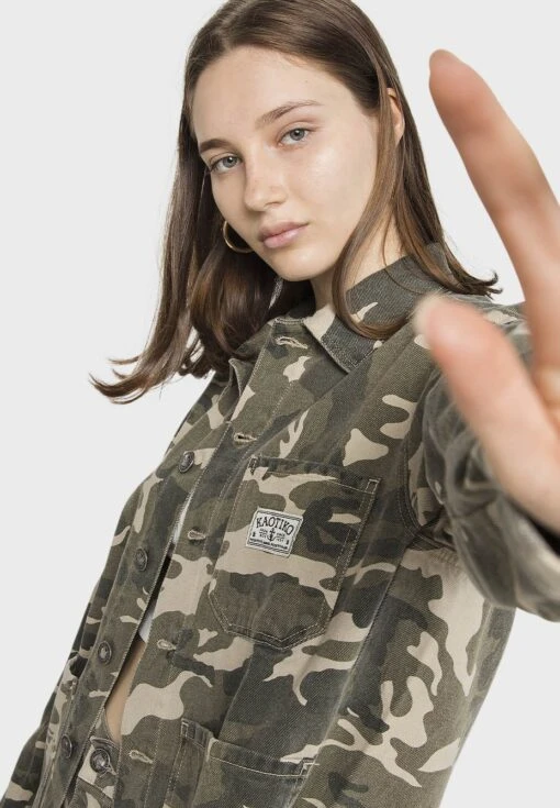 Kaotiko Work Jacket Unisex - Chaqueta Vaquera - Camouflage -Kaotiko Tienda 6cd57a13188e4b239f70fc5561f2c4dd