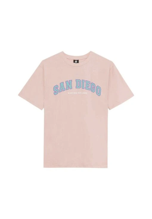 Kaotiko San Diego College - Camiseta Estampada - Rosa -Kaotiko Tienda 70c71cbffbf54da58db5bd9f31aaa440