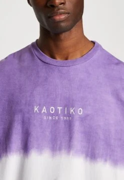 Kaotiko Crew Tie Dye Boone Unisex - Sudadera - Purple/Aqua Marine -Kaotiko Tienda 98d3dbe9181445bfa8bd2cdf3d505adf