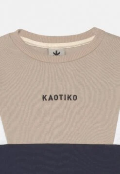 Kaotiko Crew Ansel Unisex - Sudadera - Navy/Beige/White/Blue -Kaotiko Tienda a5c43e57007b4a46a9ba91d978e31bb4