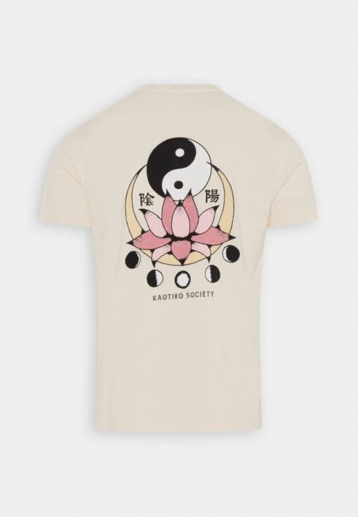 Kaotiko Washed Lotus Ying Yang Unisex - Camiseta Estampada - Ivory -Kaotiko Tienda b1a527979c9b40078fede3e0c3044c45 scaled