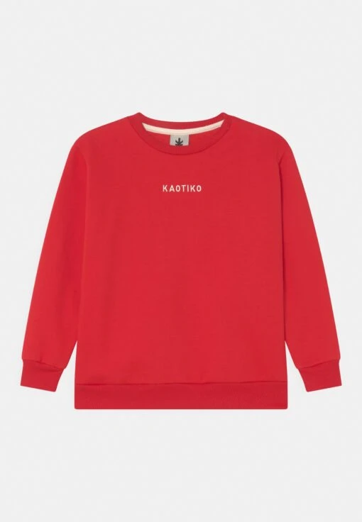 Kaotiko Crew Basic Unisex - Sudadera - Red -Kaotiko Tienda b97310da1a324bf1ae6c6fc55045353c scaled