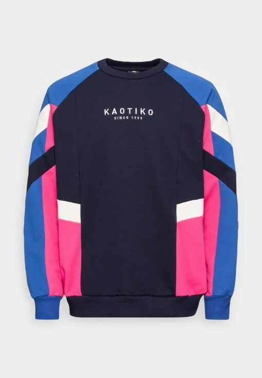 Kaotiko Crew Benton Unisex - Sudadera - Navy/Royal/Fuxia -Kaotiko Tienda c75b8b8135ec4521b85d8c28828bb5c7 scaled