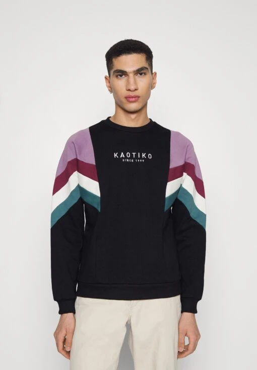 Kaotiko Crew Seattle - Sudadera Con Cremallera - Black/Purple/Dark Burgundy -Kaotiko Tienda d45ec66380164f54b762a007f1303ea6 scaled