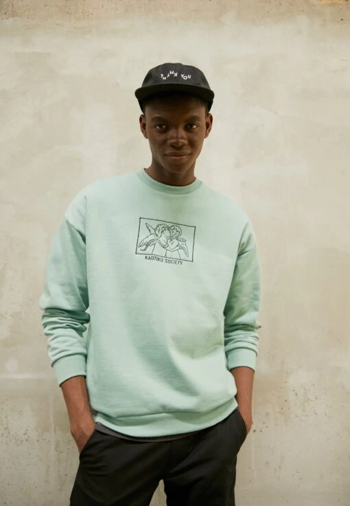 Kaotiko Crew Angels - Sudadera - Fresh Green -Kaotiko Tienda d99704f9a4cc4e5ebaafc87a7d158d08 scaled