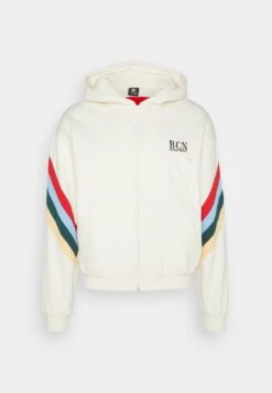 Kaotiko Walker Unisex - Sudadera Con Cremallera - Ivory/Red/Blue -Kaotiko Tienda e278315b5a344cce8201eda20c9a3990