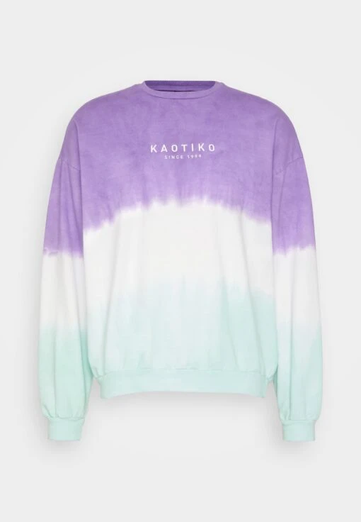 Kaotiko Crew Tie Dye Boone Unisex - Sudadera - Purple/Aqua Marine -Kaotiko Tienda f5ef9edcc0b340e5bb5aa386ea842407 scaled