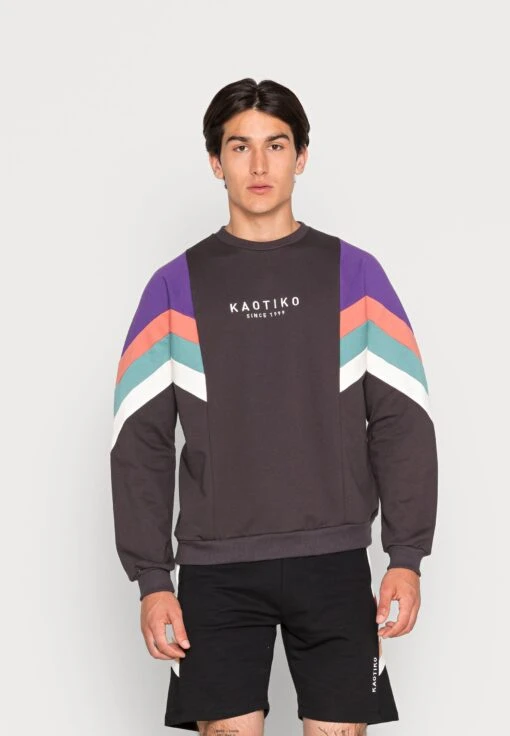 Kaotiko Crew Seattle Unisex - Sudadera - Black/Purple/Rouge -Kaotiko Tienda f84d60fc5fb745f2ad9903cf3b9a400c scaled